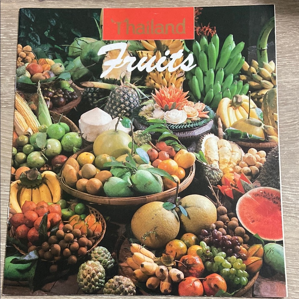 Vintage 1989 Thailand Fruits Booklet
